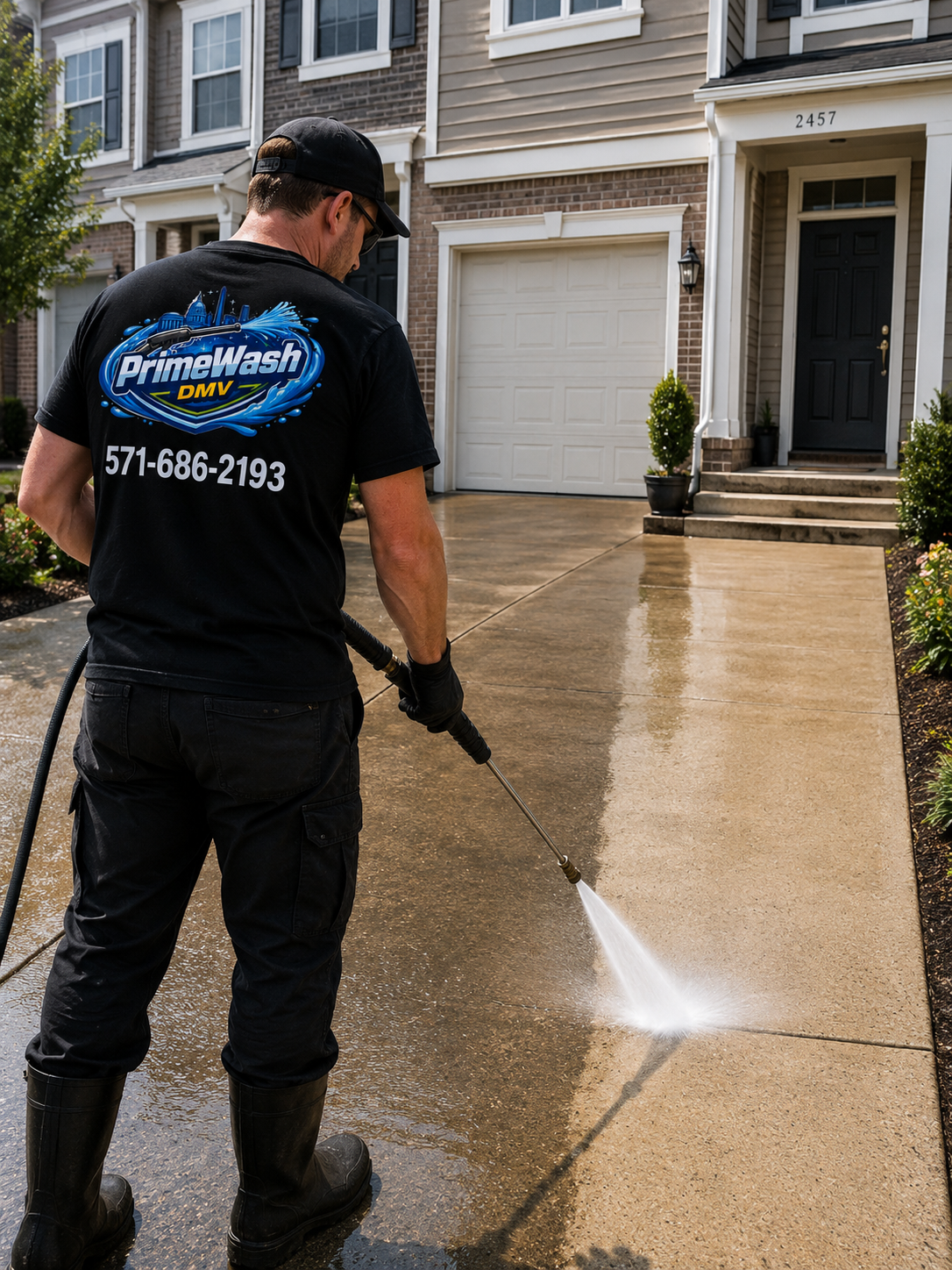 Driveway Pressure Washing