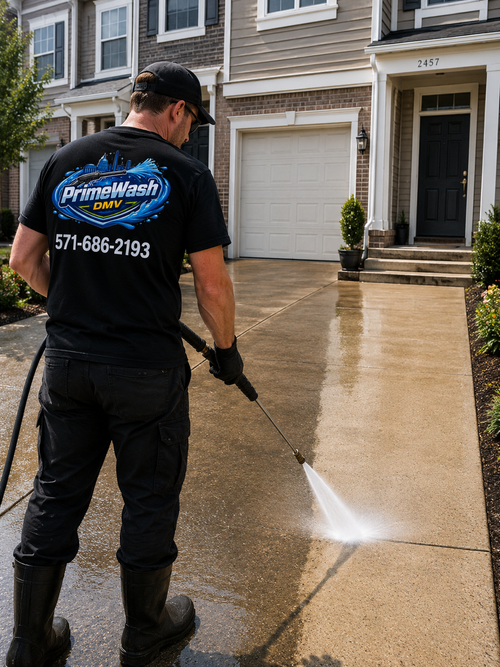 Driveway Pressure Washing