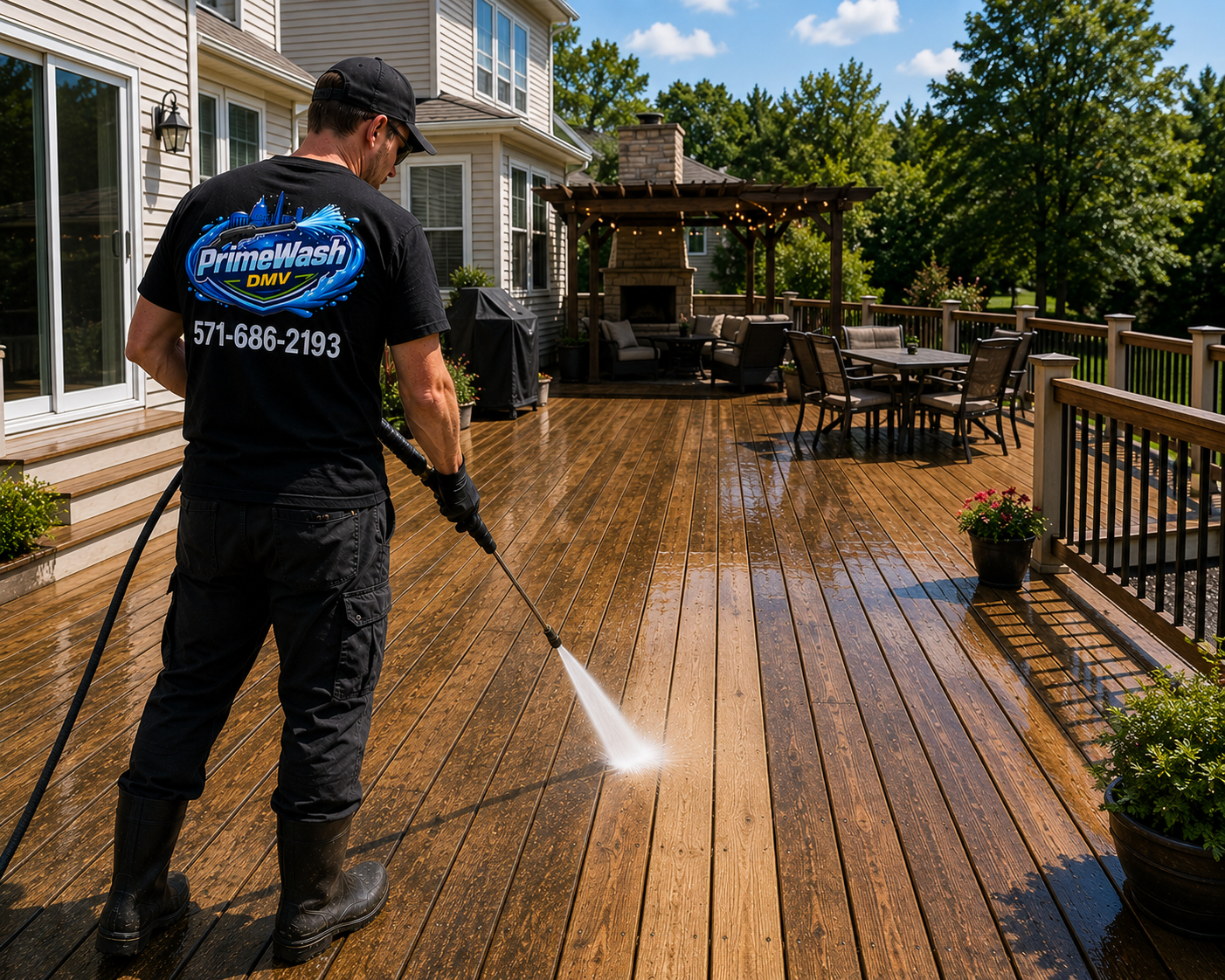 Deck Cleaning Service